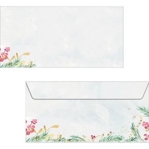 Sigel Umschläge ‚Christmas Matic Watercolor‘, DIN lang, 90 g/m², 25 Stück Sigel Umschläge ‚Christmas Matic Watercolor‘, DIN lang, 90 g/m², 25 Stück