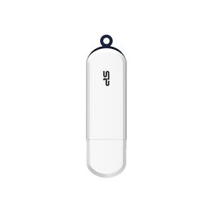 SILICON POWER Blaze B32 – USB-Flash-Laufwerk – 128 GB – USB 3.2 Gen 1 – weiß, navy blue trim