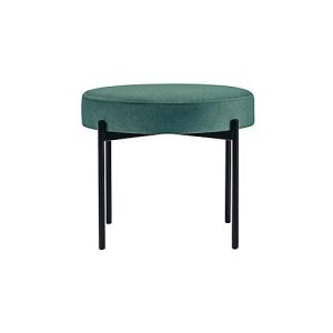 Sitzbank easyChair® by Paperflow GAIA, rund, Samtbezug grün, 4-Fußgestell mattschwarz, B 575 x T 575 x H 455 mm Sitzbank easyChair® by Paperflow GAIA, rund, Samtbezug grün, 4-Fußgestell mattschwarz, B 575 x T 575 x H 455 mm
