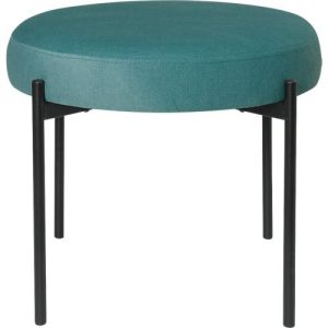 Sitzbank easyChair® by Paperflow GAIA, rund, Stoffbezug grün, 4-Fußgestell mattschwarz, B 575 x T 575 x H 455 mm Sitzbank easyChair® by Paperflow GAIA, rund, Stoffbezug grün, 4-Fußgestell mattschwarz, B 575 x T 575 x H 455 mm