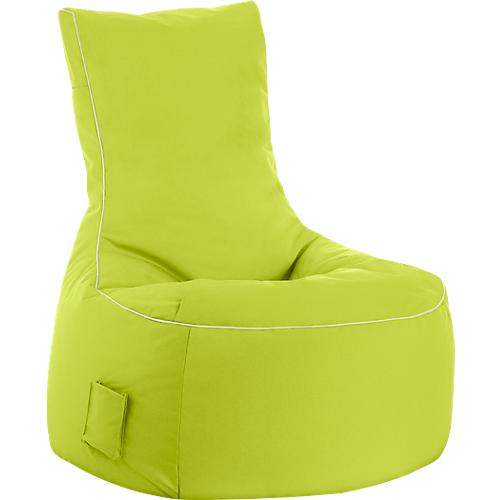 Sitzsack swing scuba®, 100% Polyester, abwaschbar, B 650 x T 900 x H 950 mm, grün