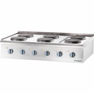 STALGAST Elektro-Kochfeld mit 6 Herdplatten, 400 V, 15,6 kW STALGAST Elektro-Kochfeld mit 6 Herdplatten, 400 V, 15,6 kW