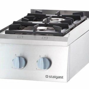 STALGAST Gas-Kochfeld mit 2 Brennern (3,5 + 5), 400mm STALGAST Gas-Kochfeld mit 2 Brennern (3,5 + 5), 400mm