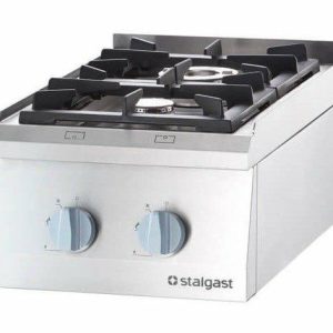 STALGAST Gas-Kochfeld mit 2 Brennern (3,5 + 7), 400mm STALGAST Gas-Kochfeld mit 2 Brennern (3,5 + 7), 400mm
