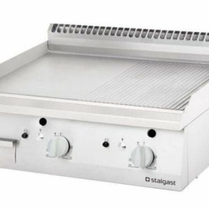 STALGAST Gas-Griddleplatte, ½ glatt / ½ gerillt 800x700x250 mm, 13Kw STALGAST Gas-Griddleplatte, ½ glatt / ½ gerillt 800x700x250 mm, 13Kw