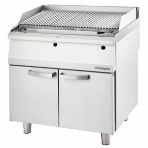 STALGAST Lavastein-Grill mit S-Rost für Fisch und Meeresfrüchte, Breite 800 mm STALGAST Lavastein-Grill mit S-Rost für Fisch und Meeresfrüchte, Breite 800 mm