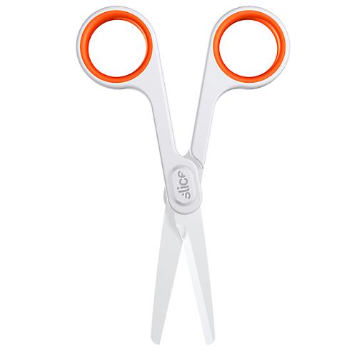 Slice Keramik-Schere, mit Soft-Touch Griffzone, für Rechts- und Linkshänder geeignet