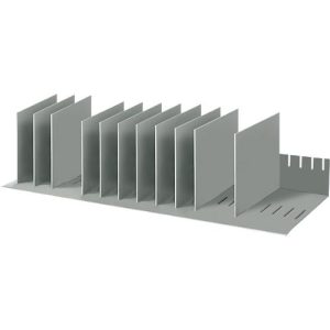 Sortierstation, DIN A4, Polystyrol, für Schränke, 10 Fächer, B 802 x T 275 x H 210 mm Sortierstation, DIN A4, Polystyrol, für Schränke, 10 Fächer, B 802 x T 275 x H 210 mm