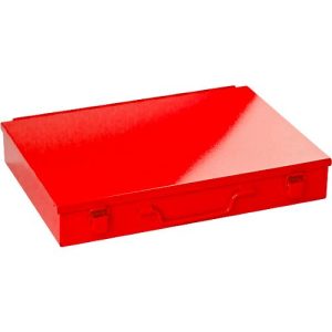 Sortimentskoffer ADB, leer, 24-fache Einteilung, abschließbar, mit Griff, B 330 x T 230 x H 50 mm, Stahl & ABS-Kunststoff, verkehrsrot RAL 3020 Sortimentskoffer ADB, leer, 24-fache Einteilung, abschließbar, mit Griff, B 330 x T 230 x H 50 mm, Stahl & ABS-Kunststoff, verkehrsrot RAL 3020