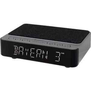 Soundmaster® Uhrenradio UR250AN, DAB+/UKW, 20 Festsenderspeicher, Qi-Ladefunktion, USB, Kopfhöreranschluss, schwarz-grau Soundmaster® Uhrenradio UR250AN, DAB+/UKW, 20 Festsenderspeicher, Qi-Ladefunktion, USB, Kopfhöreranschluss, schwarz-grau
