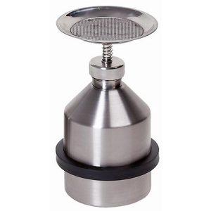 Sparanfeuchter, Edelstahl 1.4404, 1 l, Ø 132 x H 258 mm, federnd gelagerter Tränkteller Sparanfeuchter, Edelstahl 1.4404, 1 l, Ø 132 x H 258 mm, federnd gelagerter Tränkteller