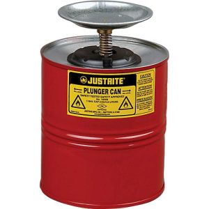 Sparanfeuchter Justrite, aus Stahlblech PREMIUM Line, rot, ø 185 x H 267 mm, 4 l Sparanfeuchter Justrite, aus Stahlblech PREMIUM Line, rot, ø 185 x H 267 mm, 4 l