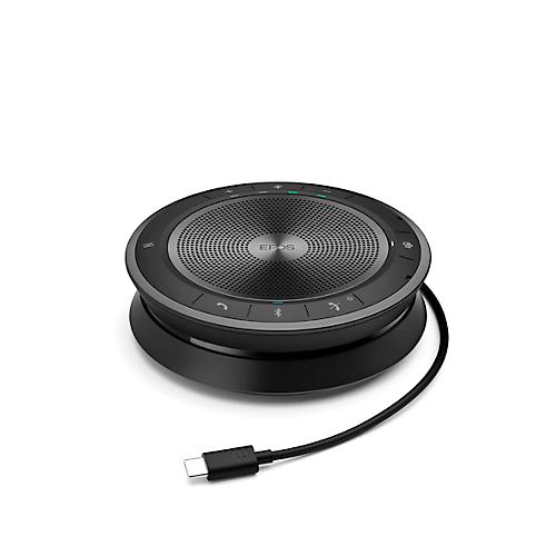 Speakerphone EPOS EXPAND 40T, bis 18 h, Bluetooth & USB-C, zertifiziert für Microsoft-Teams, USB-C-Dongle, USB-C-Kabel, USB-C-/USB-A-Adapter & Tasche