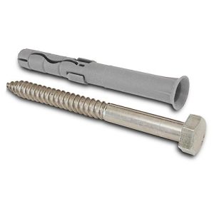 Spezialdübel, mit Schraube, für Rammschutz-Poller S90/L159, 14/110 mm Spezialdübel, mit Schraube, für Rammschutz-Poller S90/L159, 14/110 mm