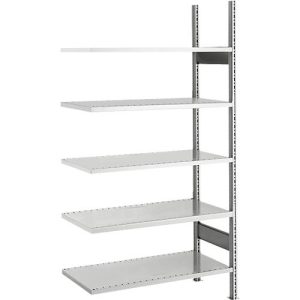 SSI Schäfer Archivregal, Anbaufeld, 5 Böden, B 750 x T 300 mm, verzinkt SSI Schäfer Archivregal, Anbaufeld, 5 Böden, B 750 x T 300 mm, verzinkt