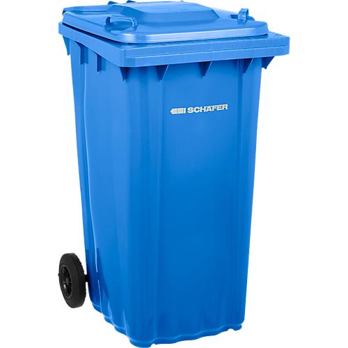 SSI Schäfer Mülltonne PRO 240 WAVE, 240 l, fahrbar, blau