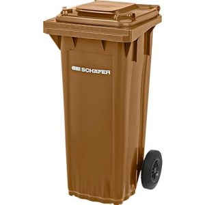 SSI Schäfer Mülltonne PRO 60 WAVE, 60 l, fahrbar, braun SSI Schäfer Mülltonne PRO 60 WAVE, 60 l, fahrbar, braun