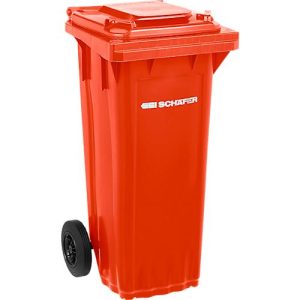 SSI Schäfer Mülltonne PRO 80 WAVE, 80 l, fahrbar, rot SSI Schäfer Mülltonne PRO 80 WAVE, 80 l, fahrbar, rot