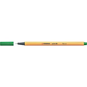 STABILO Fineliner Point 88, 0,4 mm, 10 Stück, grün STABILO Fineliner Point 88, 0,4 mm, 10 Stück, grün