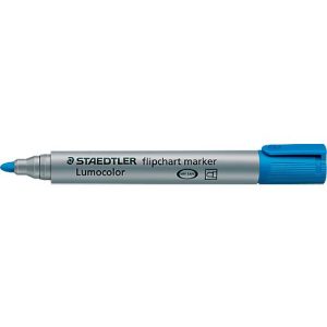 STAEDTLER Flipchartmarker Lumocolor blau, 2 mm, Rundspitze STAEDTLER Flipchartmarker Lumocolor blau, 2 mm, Rundspitze