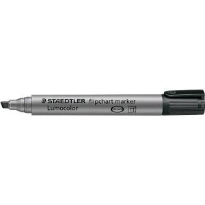 STAEDTLER Flipchartmarker Lumocolor schwarz, 2-5 mm, Keilspitze STAEDTLER Flipchartmarker Lumocolor schwarz, 2-5 mm, Keilspitze