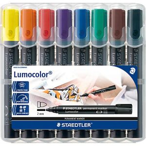 STAEDTLER Lumocolor permanent marker 352, 8er-Set, farbsortiert STAEDTLER Lumocolor permanent marker 352, 8er-Set, farbsortiert