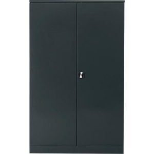 Stahlschrank, 4 Fachböden, 5 OH, H 1950 x B 920 x T 500 mm, anthrazitgrau/anthrazitgrau Stahlschrank, 4 Fachböden, 5 OH, H 1950 x B 920 x T 500 mm, anthrazitgrau/anthrazitgrau