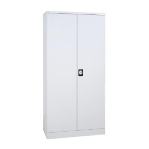 Stahlschrank, 4 Fachböden, 5 OH, H 1950 x B 920 x T 500 mm, lichtgrau/lichtgrau Stahlschrank, 4 Fachböden, 5 OH, H 1950 x B 920 x T 500 mm, lichtgrau/lichtgrau