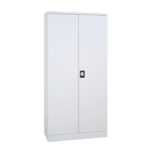 Stahlschrank, 4 Fachböden, 5 OH, H 1950 x B 920 x T 600 mm, weiß/weiß
