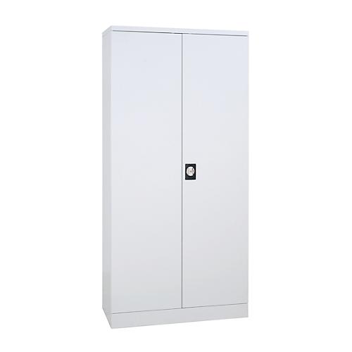 Stahlschrank, 4 Fachböden, 5 OH, H 1950 x B 920 x T 600 mm, weiß/weiß