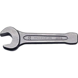 Stahlwille Schlagmaulschlüssel 4204, SW 27 mm, Länge 180 mm, Chrom-Alloy-Stahl, Sechskant Stahlwille Schlagmaulschlüssel 4204, SW 27 mm, Länge 180 mm, Chrom-Alloy-Stahl, Sechskant