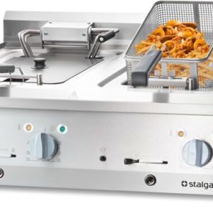 STALGAST Elektro-Doppel-Fritteuse Serie 700 ND, 800x700x250 mm, 400 V, 18kW STALGAST Elektro-Doppel-Fritteuse Serie 700 ND, 800x700x250 mm, 400 V, 18kW