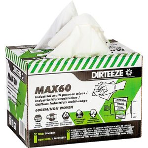 Standard-Vliestücher MAX60, 60 g/m², wiederverwendbar, L 300 x B 420 mm, 176 St.