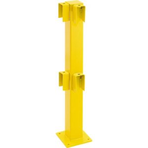Standpfosten, Winkel 90°, 1000 mm, beschichtet, gelb Standpfosten, Winkel 90°, 1000 mm, beschichtet, gelb