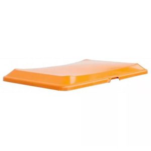 Stapeldeckel Cemo, für Rechteckbehälter 200 l, Tragfähigkeit bis 200 kg, orange Stapeldeckel Cemo, für Rechteckbehälter 200 l, Tragfähigkeit bis 200 kg, orange