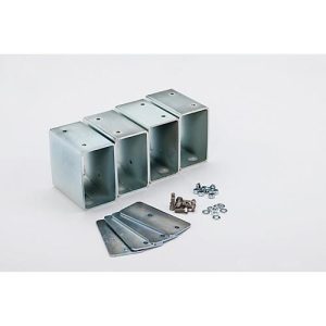 Stapelfüße für CEMO Akku Ladeschrank Basic/Premium/Premium Plus & Akku Lagerschrank, ermöglicht platzsparende Stapelung der Schränke, 4 Stück, silber Stapelfüße für CEMO Akku Ladeschrank Basic/Premium/Premium Plus & Akku Lagerschrank, ermöglicht platzsparende Stapelung der Schränke, 4 Stück, silber