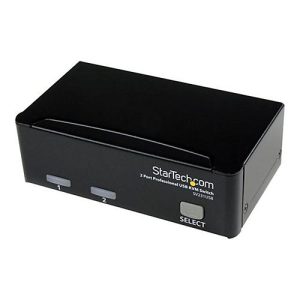 StarTech.com 2 Port VGA USB KVM Switch – VGA KVM Umschalter inkl. Kabel – KVM-Switch – 2 Anschlüsse StarTech.com 2 Port VGA USB KVM Switch – VGA KVM Umschalter inkl. Kabel – KVM-Switch – 2 Anschlüsse