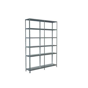Steckregal, H 2300 x B 1600 x T 350 mm, verzinkt