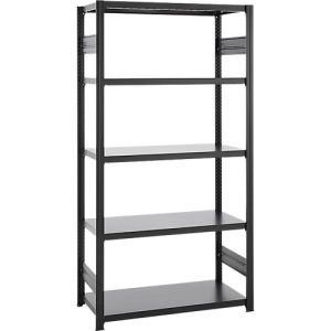 Steckregal ORDO Business, Grundregal, modular, 5 Fachböden, Fachlast 185 kg, Feldlast 1200 kg, B 1360 x T 535 x H 2000 mm, Stahl, schwarz Steckregal ORDO Business, Grundregal, modular, 5 Fachböden, Fachlast 185 kg, Feldlast 1200 kg, B 1360 x T 535 x H 2000 mm, Stahl, schwarz
