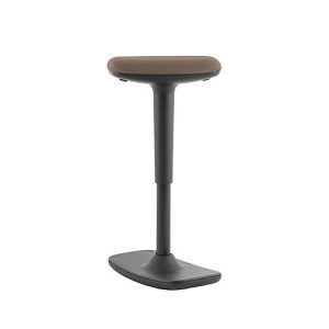 Steh-/ Sitzhocker Nowy Styl Timmi, Polyurethanschaum-Polster, Anti-Rutsch, Höhenverstellung, H 515-745 mm, schwarz/grau meliert Steh-/ Sitzhocker Nowy Styl Timmi, Polyurethanschaum-Polster, Anti-Rutsch, Höhenverstellung, H 515-745 mm, schwarz/grau meliert