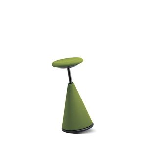 Stehhocker giroflex 10, gepolstert, 640-810 mm Sitzhöhe, grün Stehhocker giroflex 10, gepolstert, 640-810 mm Sitzhöhe, grün
