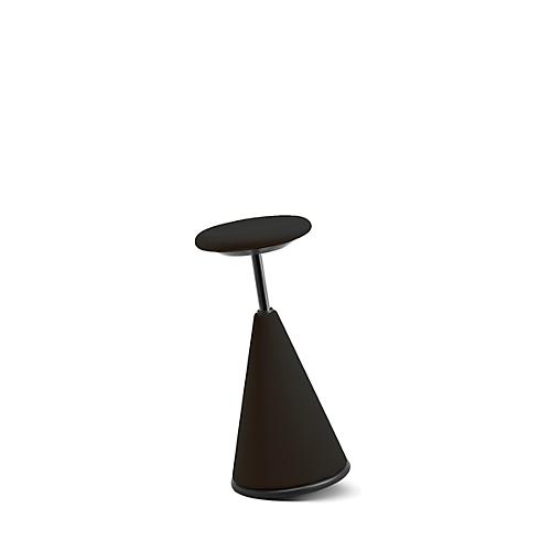 Stehhocker giroflex 10, gepolstert, 640-810 mm Sitzhöhe, schwarz