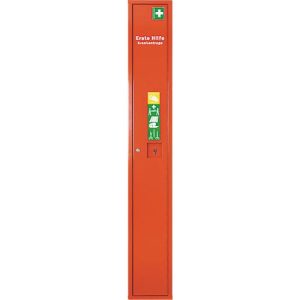 Stehschrank Erste Hilfe, mit Inhalt, orange Stehschrank Erste Hilfe, mit Inhalt, orange
