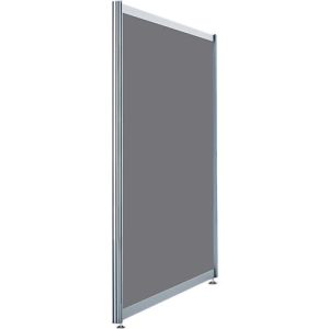 Stellwand gerade niedrig, Anthrazit satiniert Stellwand gerade niedrig, Anthrazit satiniert