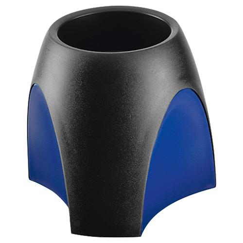 Stifteköcher Han DELTA, rutschfest, Schaumstoffeinlage, Polystyrol, schwarz-blau