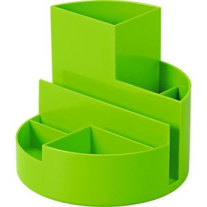 Stifteköcher MAUL MAULrundbox, 6 Fächer inkl. Zettel- & Brieffach, Ø 140 x H 125 mm, ABS-Kunststoff, grün Stifteköcher MAUL MAULrundbox, 6 Fächer inkl. Zettel- & Brieffach, Ø 140 x H 125 mm, ABS-Kunststoff, grün