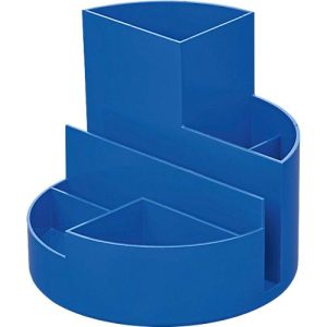 Stifteköcher MAUL MAULrundbox eco, 6 Fächer inkl. Zettel- & Brieffach, Ø 140 x H 125 mm, 90 % Recycling-Kunststoff, blau Stifteköcher MAUL MAULrundbox eco, 6 Fächer inkl. Zettel- & Brieffach, Ø 140 x H 125 mm, 90 % Recycling-Kunststoff, blau