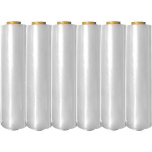 Stretchfolie, 430 mm x 300 m, 7 my, 6 Rollen Stretchfolie, 430 mm x 300 m, 7 my, 6 Rollen