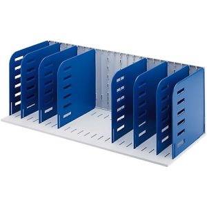 styro® Sortierstation Styrorac, 8 Trennwände, flexible Aufteilung, blau styro® Sortierstation Styrorac, 8 Trennwände, flexible Aufteilung, blau