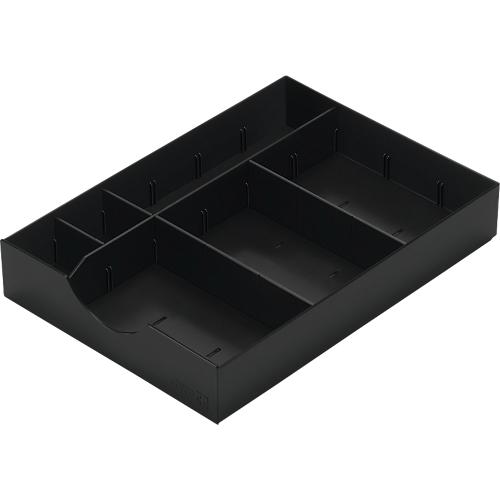 System-Schublade für Sortierstation Styro styrodoc, schwarz